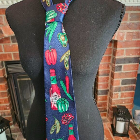 Set of 5 Ties. Includes Christmas, Winnie the Pooh, Tabasco, & more. See pics. - Picture 4 of 11